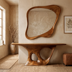 Rustic Solid Wood Console Table Living Room - view 1 of 8