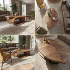 Scandinavian Solid Wood Coffee Table For Living Room - view 3 of 8