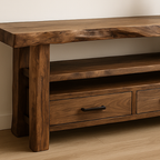 Handcrafted Solid Wood Console Table - view 5 of 5