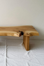 Minimalist Live Edge Bench For Entryway - view 4 of 7