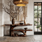 Nature Inspired Console Table With Sculptural Wood Branch Design For Hallway - view 1 of 8
