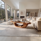 Sculptural Oval Coffee Table with Open Curve Base - view 4 of 7