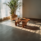 Organic Cloud-Shaped Coffee Table with Sculptural Low Profile - view 3 of 7