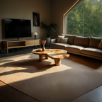 Freeform Live Edge Coffee Table with Sculptural Block Legs - view 6 of 7