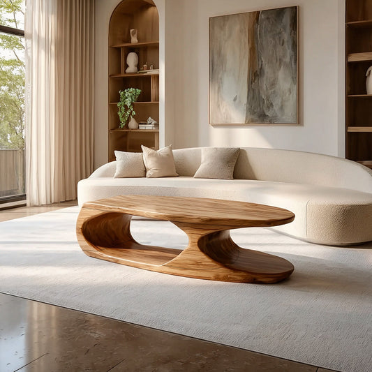 Organic Loop Coffee Table With Sculptural Open Base - view 1 of 8