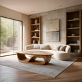 Sculptural Wave Coffee Table With Organic Modern Form - view 1 of 8