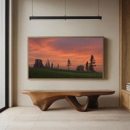 Modern Sculptural Bench With Flowing Design For Living Room - view 1 of 7