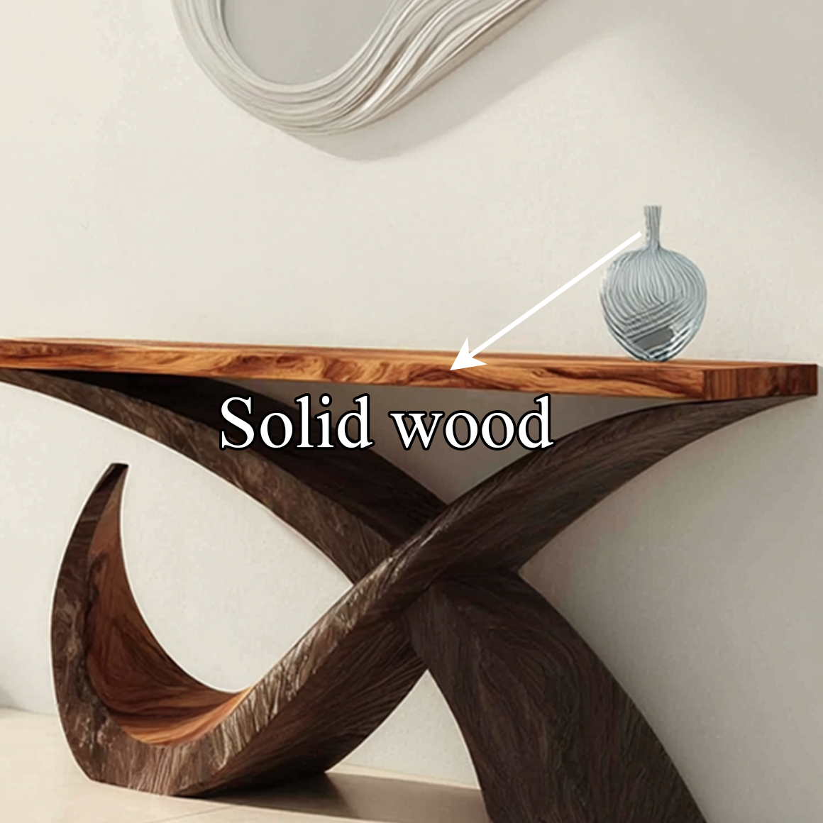 Mid Century Console Table Living Room Entryway - view 3 of 7