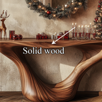 Mid Century Console Table Christmas Living Room Holiday Display - view 2 of 7