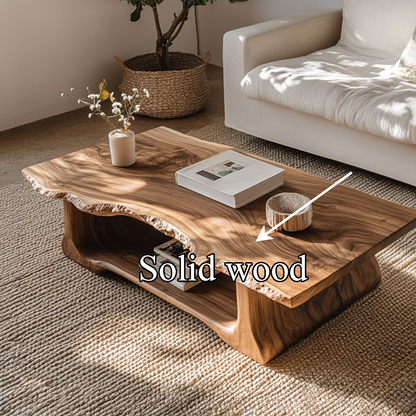 Rustic Handcrafted Coffee Table Living Room Or Reading Room - view 3 of 7