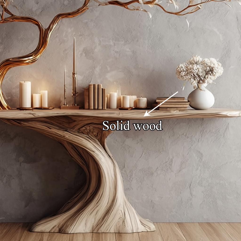 Midcentury Tree Console Table Entryway - view 2 of 8