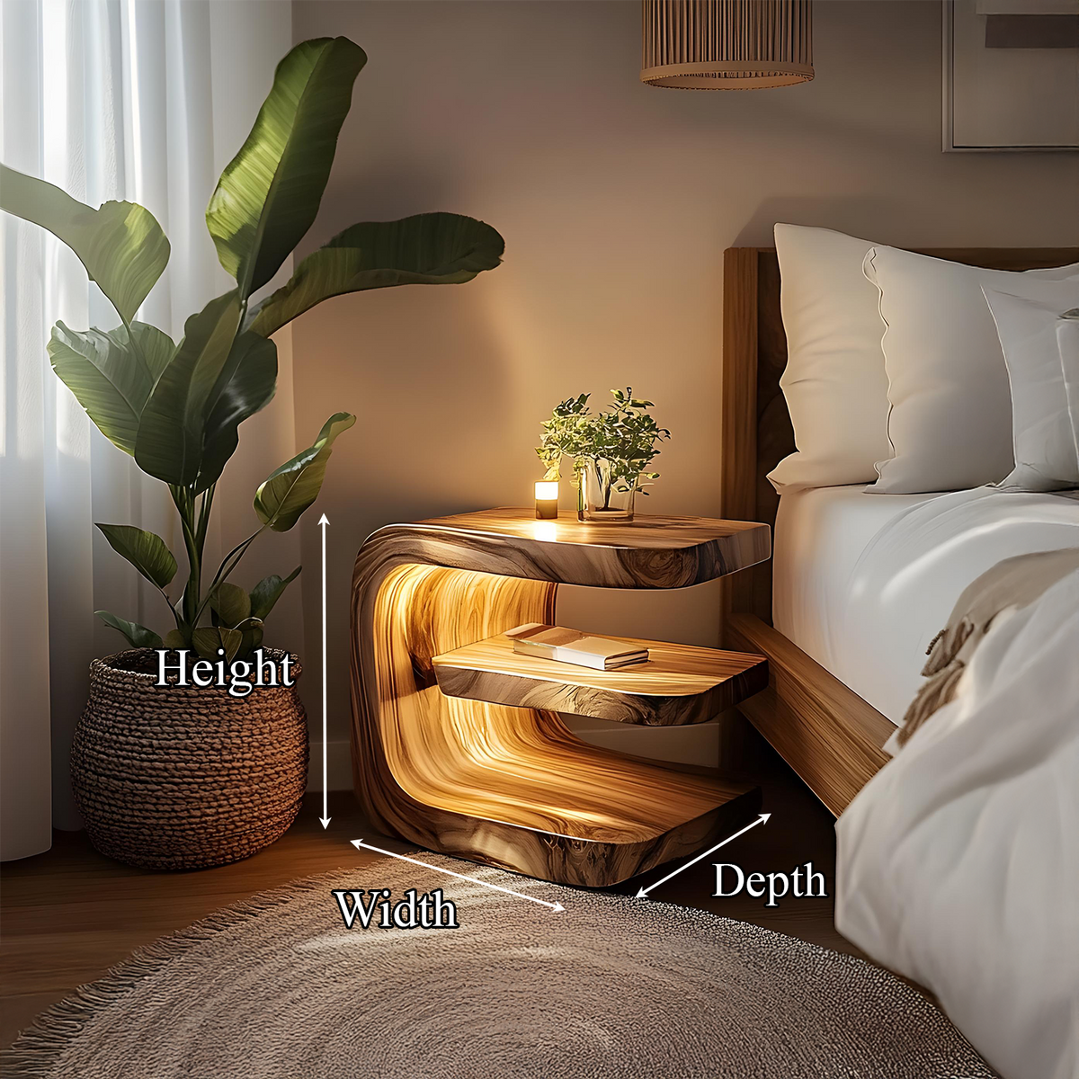 Mid Century Nightstand Bedroom - view 8 of 8