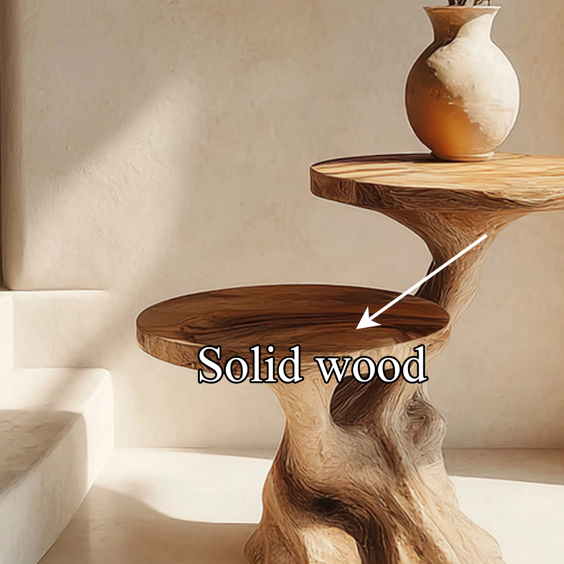 Rustic Side Table Entryway And Living Room - view 3 of 8