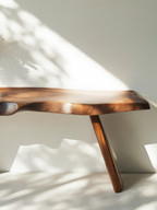 Organic Live Edge Bench For Entryway Or Hallway - view 4 of 8