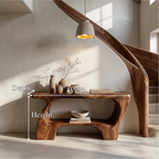 Contemporary Console Table With Artistic Open Structure For Living Room - view 8 of 8