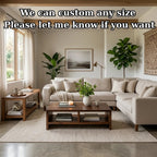 Solid Wood Coffee Table with Open Storage, Rustic Design for Living Room and Décor - view 7 of 9