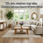 Solid Wood Coffee Table with Storage Shelf Rustic Wooden Living Room Table - view 7 of 9