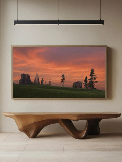 Modern Sculptural Bench With Flowing Design For Living Room - view 2 of 7