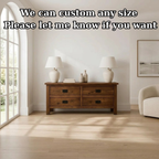 Solid Wood Console Table for Living Room with 4 Drawers and Simple Design - view 7 of 9