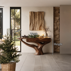 Modern Console Table With Storage Cabinet For Living Room - view 8 of 8