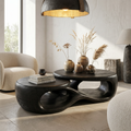 Organic Coffee Table With Sculptural Open Form Design For Living Room - view 4 of 8