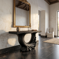 Modern Console Table With Ring Form Pedestal Base For Living Room - view 4 of 8