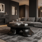 Sculptural Coffee Table With Organic Freeform Top For Living Room - view 4 of 8