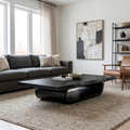 Mid Century Wave Coffee Table Living Room And Sitting Room - view 4 of 8