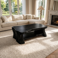 Rustic Slab Wood Coffee Table Living Room - view 4 of 8