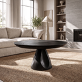 Contemporary Round Coffee Table Living Room Or Family Room - view 4 of 8