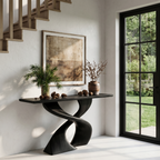 Sculptural Console Table With Twisted Tree Inspired Design For Hallway - view 4 of 8