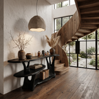 Organic Console Table With Sculptural Tree Root Base And Open Shelf Storage For Entryway And Living Room - view 4 of 8