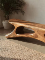 Modern Sculptural Bench For Bedroom Or Living Room - view 3 of 7