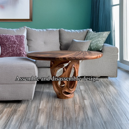 Rustic Coffee Table Live Edge Handmade Decor Gift - view 3 of 5