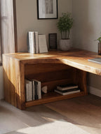 Modern Live Edge L Shaped Desk For Home Office - view 2 of 8