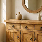 Handcrafted Solid Wood Console Table, Rustic Farmhouse Charm - view 4 of 5