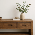 Handcrafted Solid Wood Console, Console Table - view 4 of 5