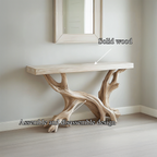 Rustic Coastal Console Table Living Room And Hallway - view 3 of 8