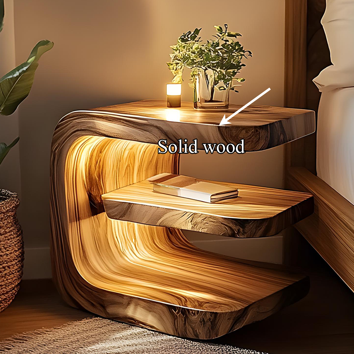 Mid Century Nightstand Bedroom - view 3 of 8