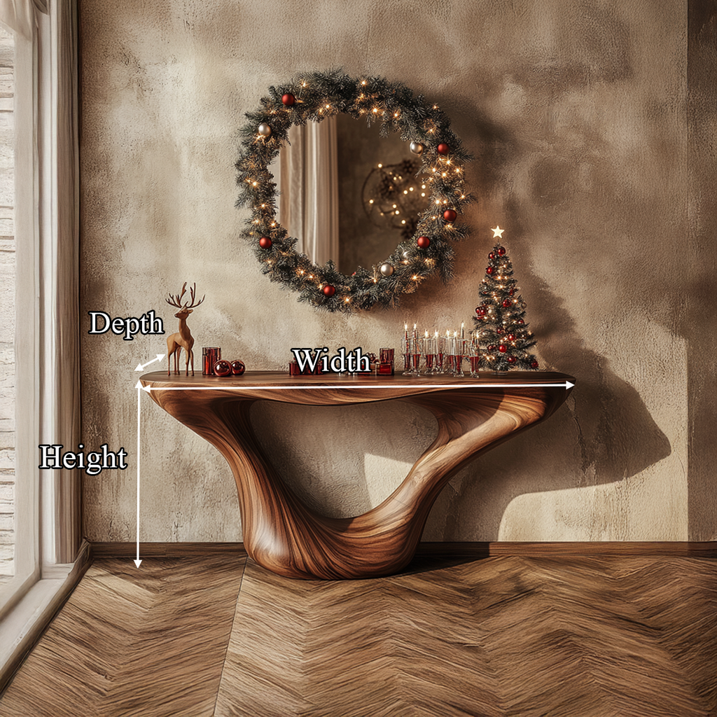 Mid Century Console Table Christmas Living Room Holiday Display - view 7 of 7