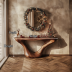 Mid Century Console Table Christmas Living Room Holiday Display - view 7 of 7