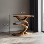 Rustic Tree End Table Living Room - view 7 of 7