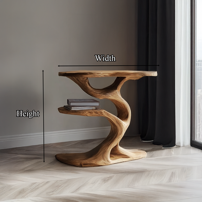 Rustic Tree End Table Living Room - view 7 of 7