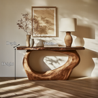 Handcrafted Sculpted Console Table  Living Room Interior Feature Accent - view 8 of 8