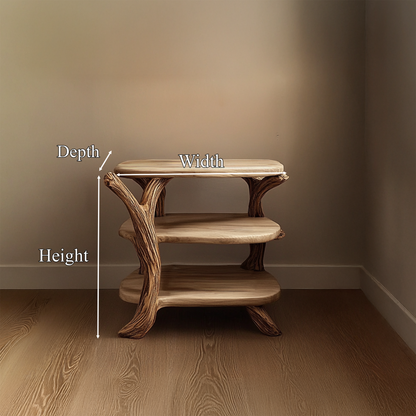 Rustic Tree Nightstand Christmas Holiday Bedroom Decor - view 8 of 8