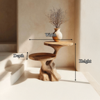 Rustic Side Table Entryway And Living Room - view 8 of 8