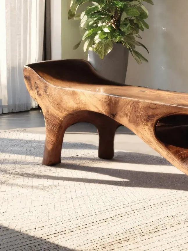 Artistic Bench For Living Room Or Entryway - view 4 of 8
