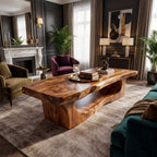 Organic Sculptural Coffee Table With Open Carved Base - view 3 of 8