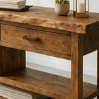 Handcrafted Solid Wood Console Table – Modern Rustic Functionality - view 5 of 5
