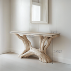 Coastal Rustic Organic Console Table Living Room And Entryway - view 8 of 8